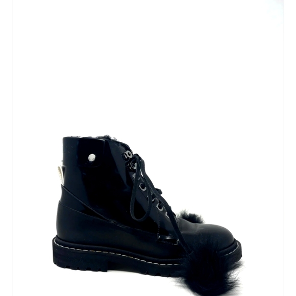 Jimmy Choo Sz 39 Black Voyager Boot - Picture 4 of 8